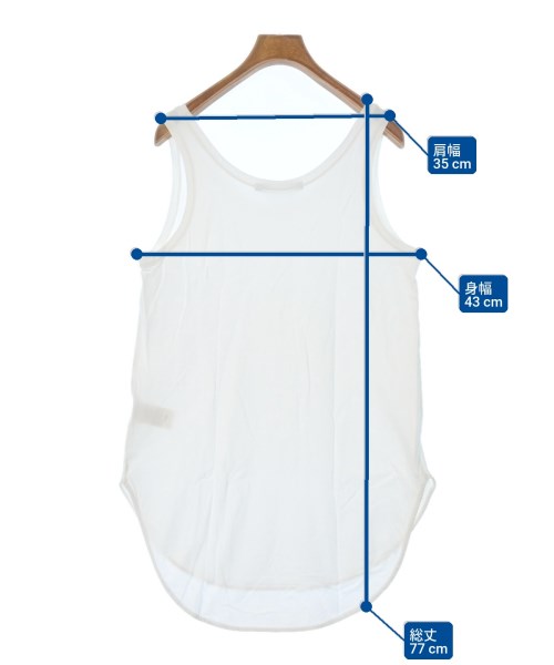 FRAMeWORK（フレームワーク）タンクトップ 白 サイズ:F レディース/2200673992376