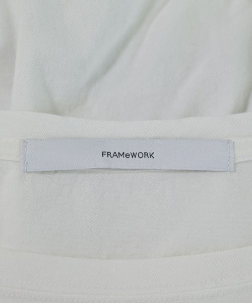 FRAMeWORK（フレームワーク）Tシャツ・カットソー 白 サイズ:F レディース/2200673992390