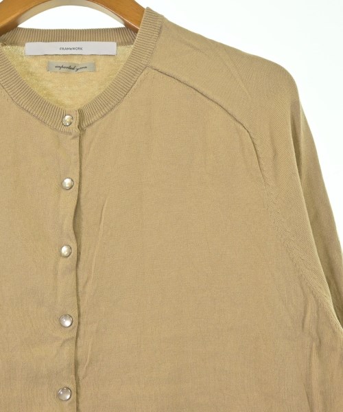 FRAMeWORK（フレームワーク）カーディガン ベージュ サイズ:F レディース/2200670660179