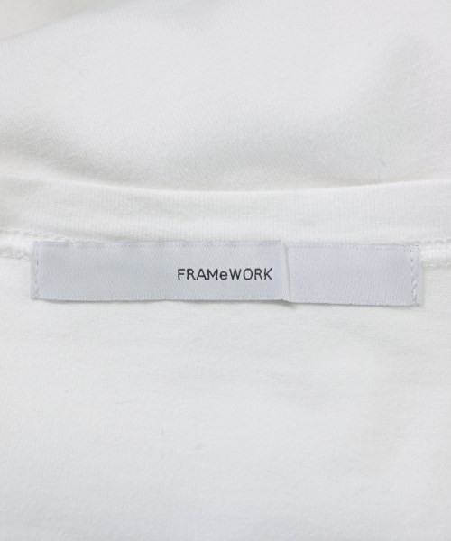 FRAMeWORK（フレームワーク）Tシャツ・カットソー 白 サイズ:F レディース/2200671682095