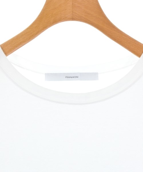 FRAMeWORK（フレームワーク）Tシャツ・カットソー 白 サイズ:F レディース/2200671682095