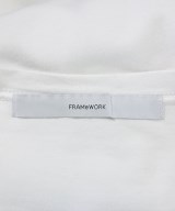 FRAMeWORK（フレームワーク）Tシャツ・カットソー 白 サイズ:F レディース/2200671682095