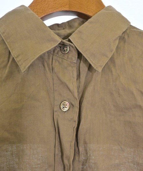 FRAMeWORK（フレームワーク）カジュアルシャツ 茶 サイズ:F レディース/2200667814097