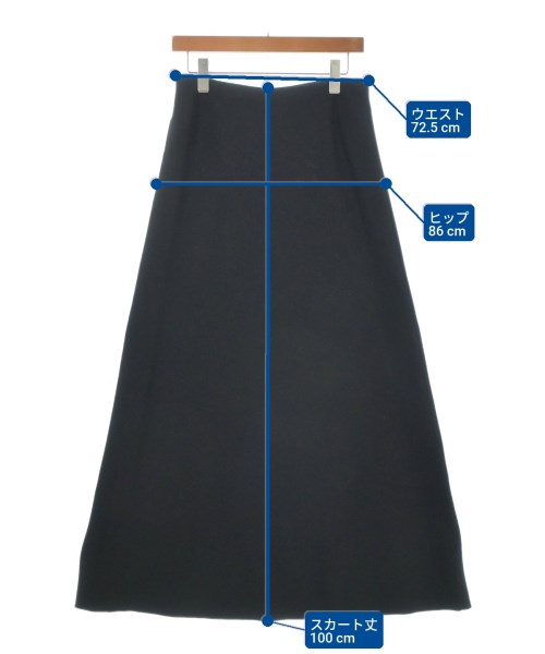 FRAMeWORK（フレームワーク）ロング・マキシ丈スカート 黒 サイズ:40(M位) レディース/2200671379018