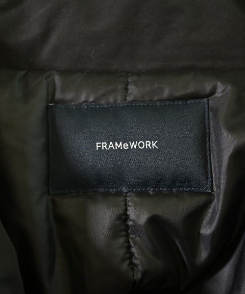 FRAMeWORK（フレームワーク）ダウンジャケット/ダウンベスト 黒 サイズ:36(S位) レディース/2200670375035