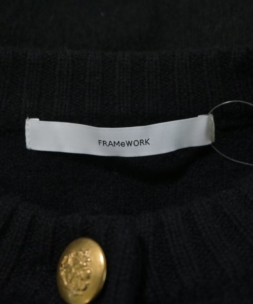 FRAMeWORK（フレームワーク）カーディガン 黒 サイズ:-(L位) レディース/2200671691219