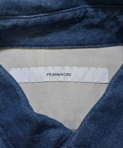 FRAMeWORK（フレームワーク）カジュアルシャツ 青 サイズ:F レディース/2200671691349