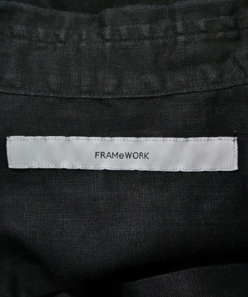 FRAMeWORK（フレームワーク）カジュアルシャツ 黒 サイズ:F レディース/2200672178085