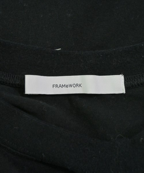 FRAMeWORK（フレームワーク）Tシャツ・カットソー 黒 サイズ:F レディース/2200672591051