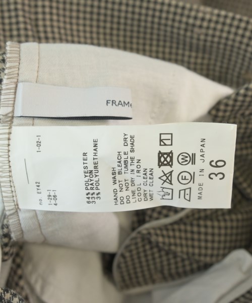 FRAMeWORK（フレームワーク）スラックス 茶 サイズ:36(S位) レディース/2200673653055