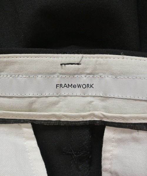 FRAMeWORK（フレームワーク）スラックス 黒 サイズ:36(S位) レディース/2200671827045