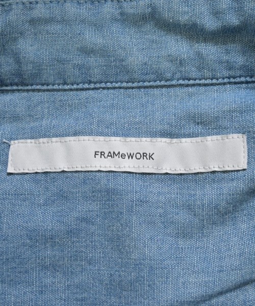FRAMeWORK（フレームワーク）カジュアルシャツ 青 サイズ:F レディース/2200675838122