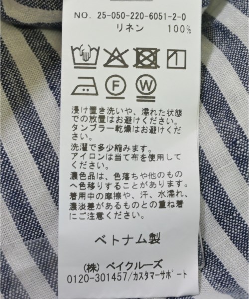 FRAMeWORK（フレームワーク）カジュアルシャツ 紺 サイズ:F レディース/2200675838139