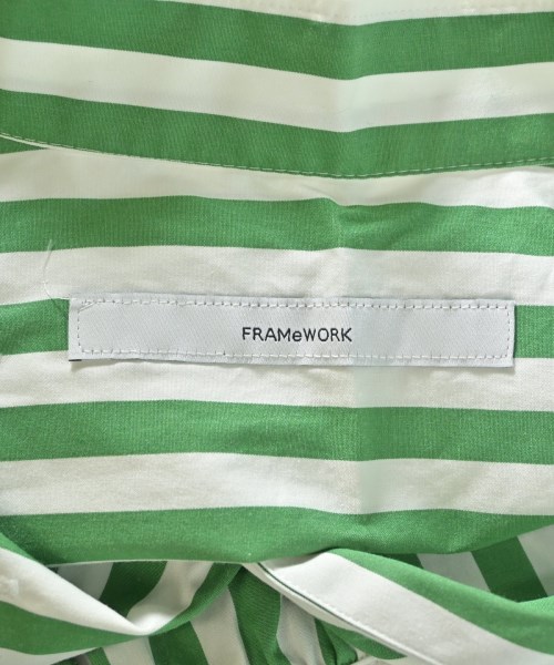 FRAMeWORK（フレームワーク）シャツワンピース 緑 サイズ:F レディース/2200672246395