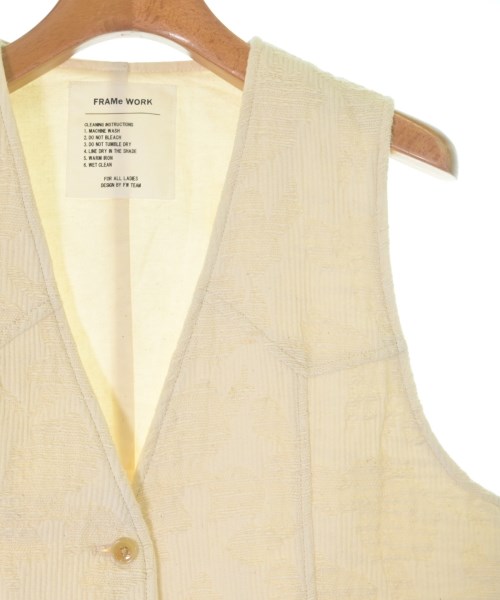 FRAMeWORK（フレームワーク）ベスト 白 サイズ:-(M位) レディース/2200672705588