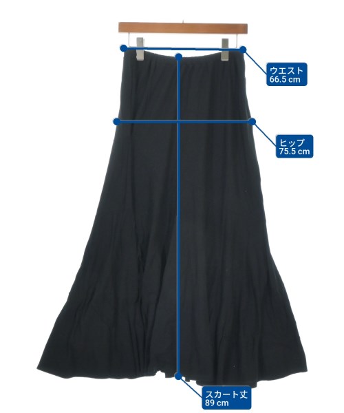 FRAMeWORK（フレームワーク）ロング・マキシ丈スカート 黒 サイズ:-(M位) レディース/2200673990129
