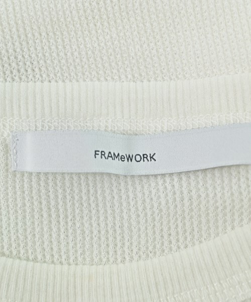 FRAMeWORK（フレームワーク）Tシャツ・カットソー 白 サイズ:-(M位) レディース/2200671657062