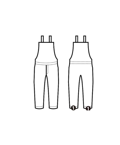 FRAMeWORK（フレームワーク）オールインワン/サロペット 黒 サイズ:38(M位) レディース/2200674842014