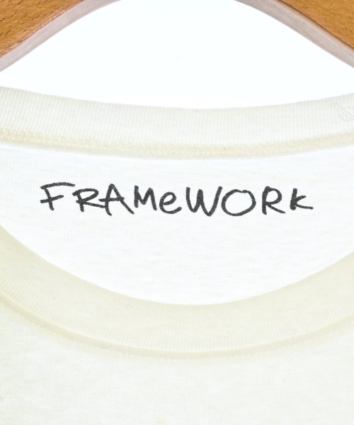 FRAMeWORK（フレームワーク）Tシャツ・カットソー 白 サイズ:F レディース/2200675157124