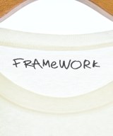 FRAMeWORK（フレームワーク）Tシャツ・カットソー 白 サイズ:F レディース/2200675157124