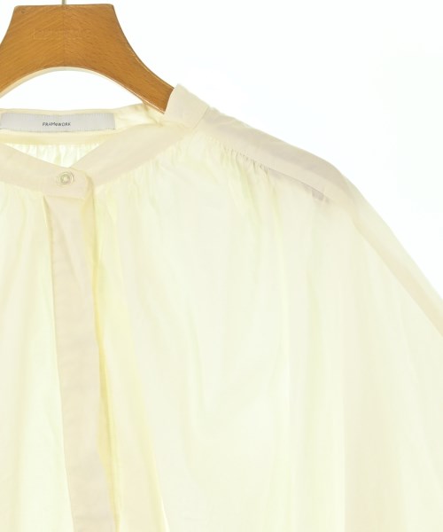 FRAMeWORK（フレームワーク）カジュアルシャツ 白 サイズ:F レディース/2200673440112