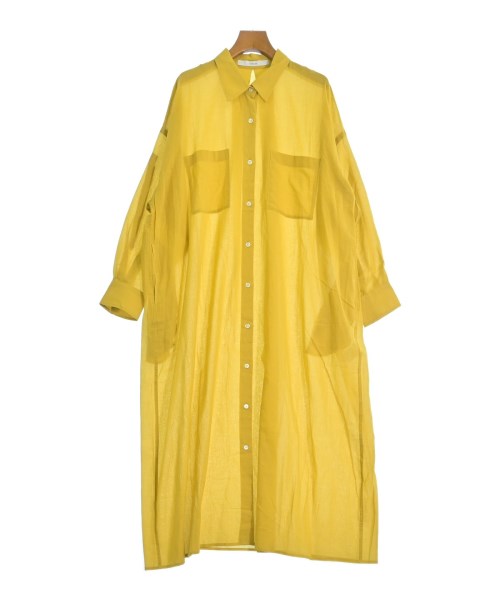 FRAMeWORK(フレームワーク)シャツワンピース 黄 サイズ:38(M位)/2200674520073