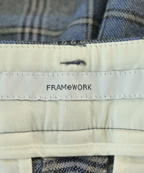 FRAMeWORK（フレームワーク）スラックス 青 サイズ:36(S位) レディース/2200674935044