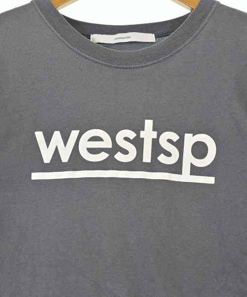 FRAMeWORK（フレームワーク）Tシャツ・カットソー グレー サイズ:-(M位) レディース/2200676084030