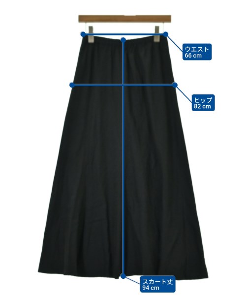 FRAMeWORK（フレームワーク）ロング・マキシ丈スカート 黒 サイズ:38(M位) レディース/2200675891165