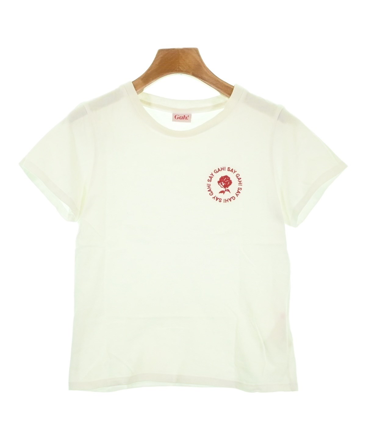 Lisa Says Gah /リサ セイ ガウ　Gah!Tシャツ Lisa Says Gah（リサセイガウ）Tシャツ・カットソー 白 サイズ:S