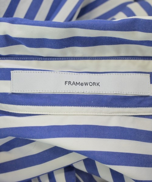 FRAMeWORK（フレームワーク）カジュアルシャツ 青 サイズ:F レディース/2200675428262