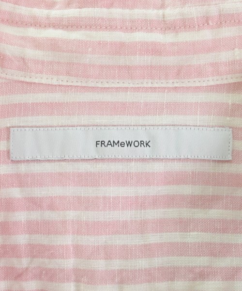 FRAMeWORK（フレームワーク）カジュアルシャツ ピンク サイズ:F レディース/2200676115048