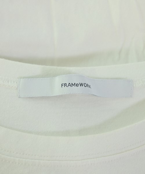 FRAMeWORK（フレームワーク）Tシャツ・カットソー 白 サイズ:-(L位) レディース/2200676514155