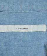 FRAMeWORK（フレームワーク）カジュアルシャツ 青 サイズ:F レディース/2200677734040
