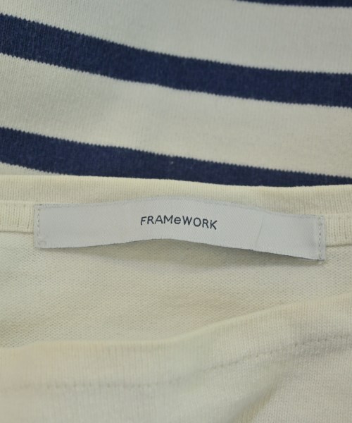 FRAMeWORK（フレームワーク）Tシャツ・カットソー 白 サイズ:F レディース/2200681764095