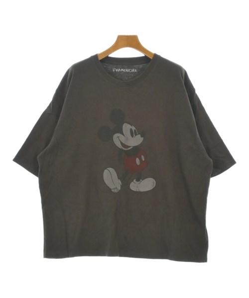 FRAMeWORK(フレームワーク)Tシャツ・カットソー 茶 サイズ:F/2200679329015