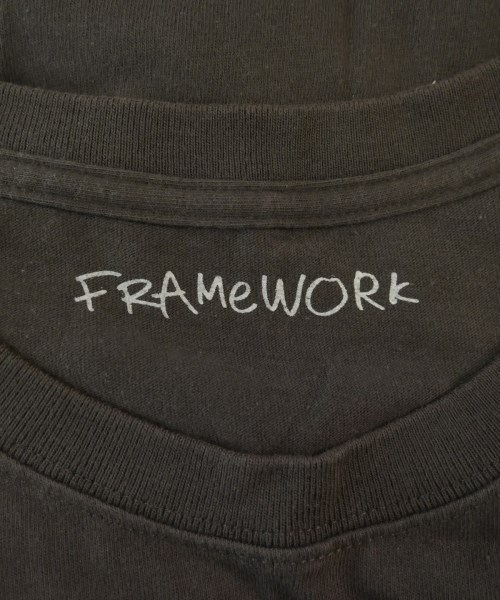 FRAMeWORK（フレームワーク）Tシャツ・カットソー 茶 サイズ:F レディース/2200679329015