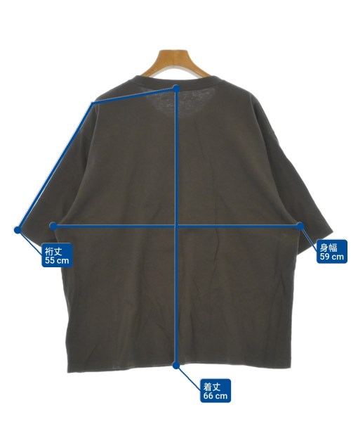 FRAMeWORK（フレームワーク）Tシャツ・カットソー 茶 サイズ:F レディース/2200679329015