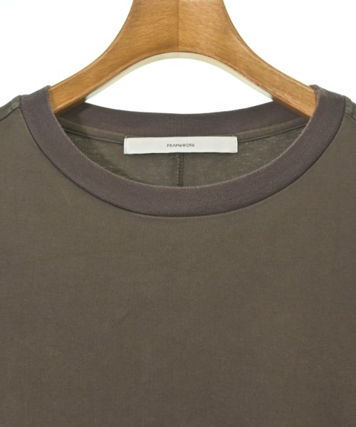 FRAMeWORK（フレームワーク）Tシャツ・カットソー 茶 サイズ:F レディース/2200690548099