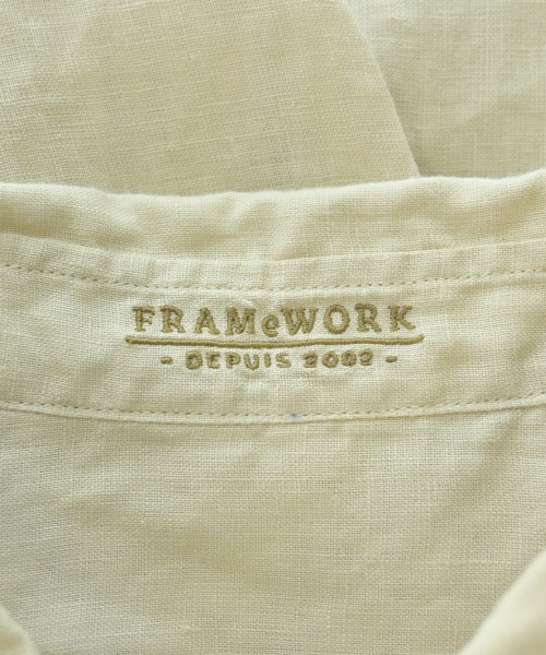 FRAMeWORK（フレームワーク）カジュアルシャツ ベージュ サイズ:F レディース/2200690260083