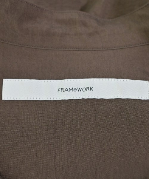 FRAMeWORK（フレームワーク）ブラウス 茶 サイズ:F レディース/2200693053057
