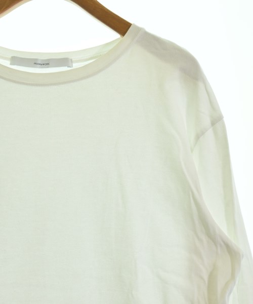 FRAMeWORK（フレームワーク）Tシャツ・カットソー 白 サイズ:F レディース/2200692282038