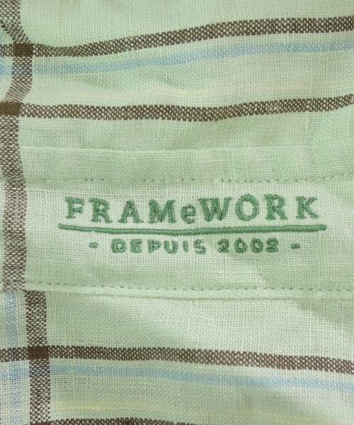 FRAMeWORK（フレームワーク）カジュアルシャツ 緑 サイズ:F レディース/2200690602203