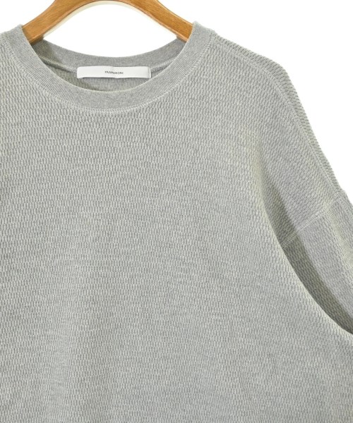FRAMeWORK（フレームワーク）Tシャツ・カットソー グレー サイズ:F レディース/2200690113037