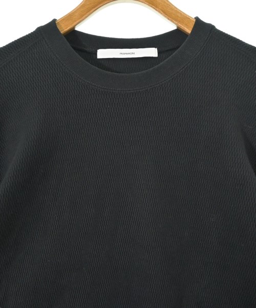 FRAMeWORK（フレームワーク）Tシャツ・カットソー 黒 サイズ:F レディース/2200690113044