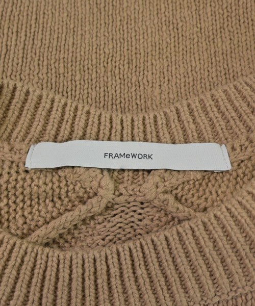 FRAMeWORK（フレームワーク）ニット・セーター ベージュ サイズ:F レディース/2200692631034