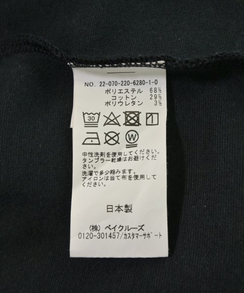 FRAMeWORK（フレームワーク）Tシャツ・カットソー 黒 サイズ:F レディース/2200692850046