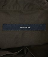 FRAMeWORK（フレームワーク）カジュアルシャツ 茶 サイズ:F レディース/2200696670039