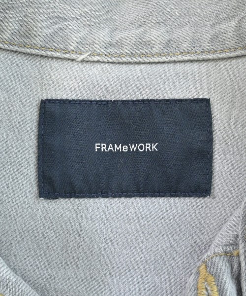 FRAMeWORK（フレームワーク）デニムジャケット グレー サイズ:F レディース/2200694304028