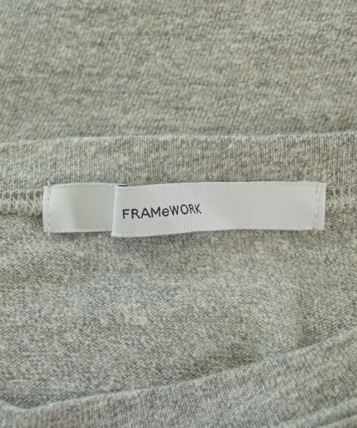 FRAMeWORK（フレームワーク）Tシャツ・カットソー グレー サイズ:F レディース/2200694801213